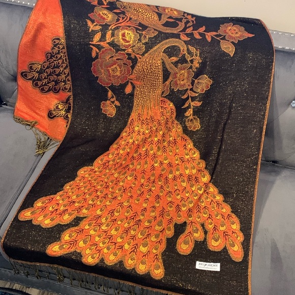 Pashmina scarf silk - Picture 2 of 3